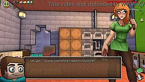 hot underwear cosplay turns hornycraft on