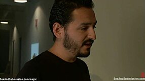 Huge Boobs Ginger Milf Bound And Fucked