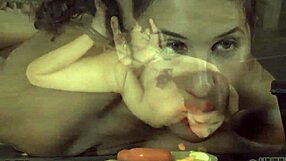 Amateurs engage in detailed sadomasochism practices with ropes and whips