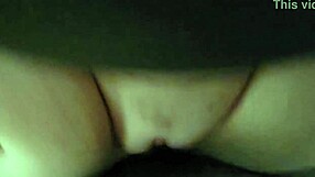 Amateur wife receives creampie after morning pounding