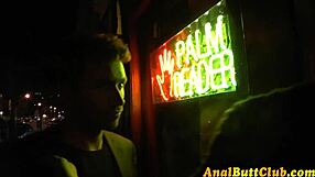 Fetish slut deepthroats while getting her ass fingered and gaping.