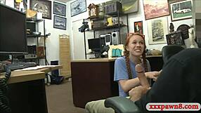 very tiny tits babe gets pounded by pawn dude in office hidden cam