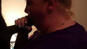 Chubby Redhead Sucks Big Black Cock