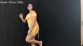 latina model's first photoshoot looks sexy