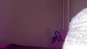 Ebony stepsister fucks big black cock stepbrother