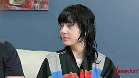 this bound slut just got her throat slammed real rough last night