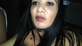 I dragged a dick from the square to my car, see the full creampie.