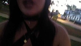 I dragged a dick from the square to my car, see the full creampie.