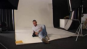 Ebony Shemale with Big Tits and Lips Experiences Overwhelming Emotions in Cumshot Scene.