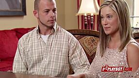 Chloe Exposes Her Big Titties To Horny Couples