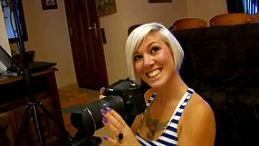 Hardcore audition at a friends house with big tits model