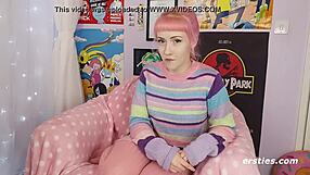 Sexy Evie Feels Intense Pleasure In Double Penetration Masturbation