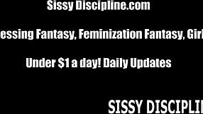 you are a pretty little 18+ sissy whore in bisexual femdom pov