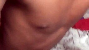 Ebony teen bent over for deep slow doggystyle thrusting