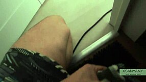 caught my stepsister masturbating at home