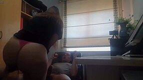 Latina milf fucks her masturbating stepson in this wild scene