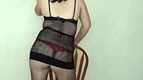 Latina Undresses In Lingerie During Sexy Striptease In California