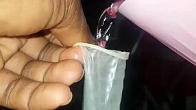 Prepare Penis With Ice For Pussy Pounding!