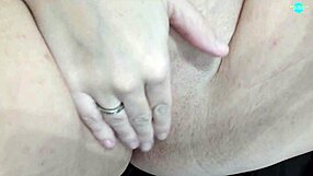 Look at my naughty wife teasing her wet pussy up close