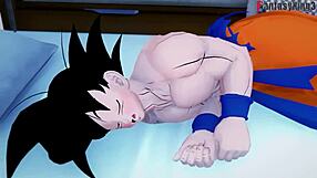 i feel the thrill watching chichi and gohan cuckold goku while fucking passionately