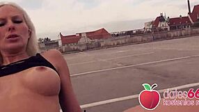 Slutty German Blondie Craves Cum On Cam