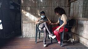 Teacher's Intense Passion With Lazy Hippy Student At Home