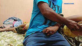 indian aunt massages teen wife for condom fuck