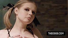 Hot teen Coco Lovelock tempts her black stepdad into fucking her tight pussy