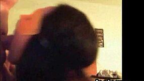 Masked Amateur Sucking Cock On Webcam