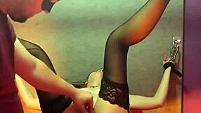 Angel, you gonna cum from that machine fucking?