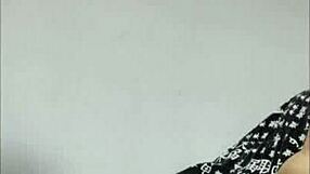 Watch This Teen Nerd Girl Give A Suggestive Blowjob On Webcam.