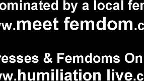 i humiliate you by kicking your bound balls