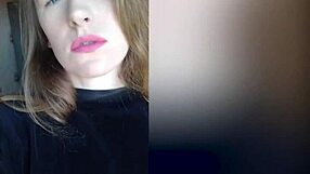 Amateur blonde hottie explores solo relaxation at home