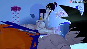 i feel the thrill watching chichi and gohan cuckold goku while fucking passionately