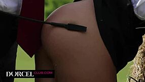 Who wants to join this lesbian threesome in the countryside?