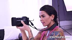 Horny Chloe Lamour and Eveline Dellai Fuck a Lucky Cock in Wild 3some. Private com Stars Nail It Hard!