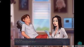 Hot Asian Teacher In Summertime Saga 28 Wants To See Monster Cock In POV Scene With Masturbation