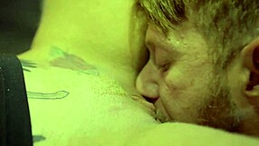 Tattooed Latina Prostitute Rides Doorman in Cowgirl for Cum in Mouth