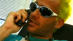 amazing blow job from tattooed punk in retro vintage setting