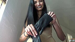 Gold leotard shines brightly!