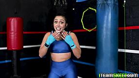 Lilly Hall takes stud's cock deep in her pussy, wow!