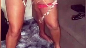 casadinha collared and used by hung stud with slaps!