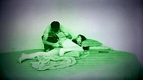 I set up the night camera to record fucking my friend