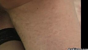 Lesbian Hotties Gape and Fist Each Other's Assholes with Intense Licking.