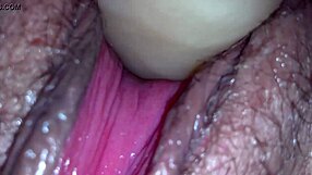 intimate pov closeup of 69ing my wife with dildo, feeling her passion