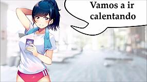 Exciting gym roleplay teaches new masturbation techniques