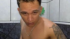 I take a relaxing bath after intense masturbation.