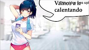 Exciting gym roleplay teaches new masturbation techniques