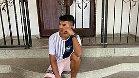 My virgin friend cums repeatedly without condom during blowjob and dildo play