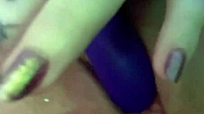 Me using vibrator for personal pleasure in solo session